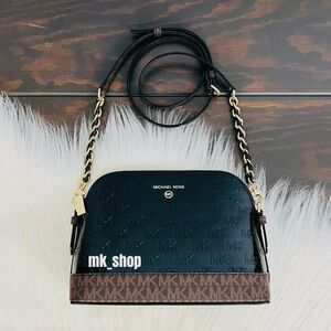 Michael Kors Jet Set Charm Large Dome Crossbody Patent Leather